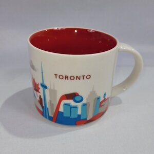 Starbucks 2015 Toronto Coffee Cup 14 floz /414ml You Are Here Ceramic Mug